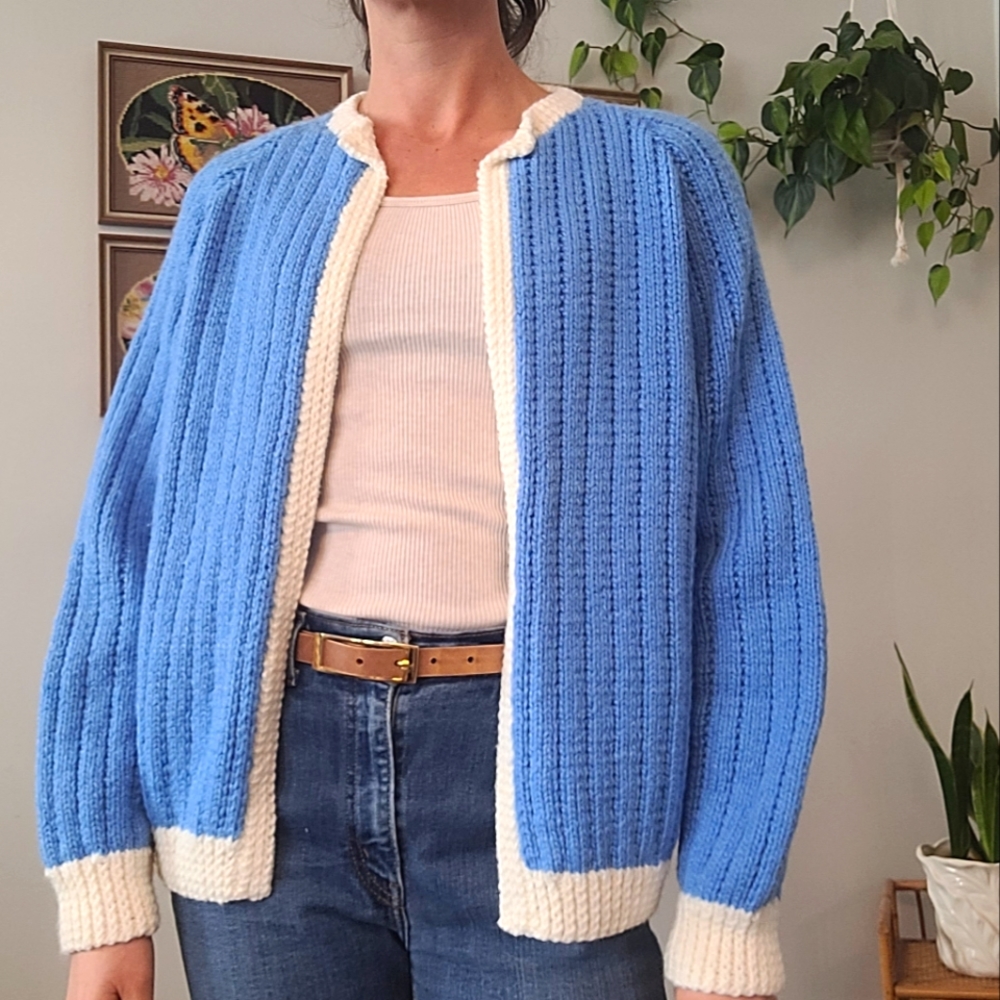 Hand Made Knit Cardigan